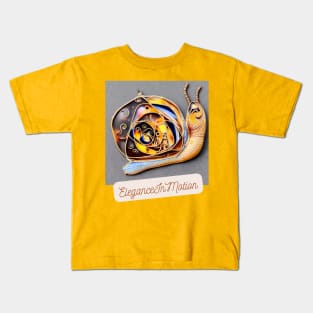 Golden Snail Kids T-Shirt